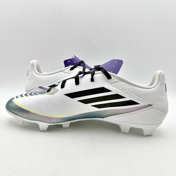Adidas Mens F50 League FG Messi Soccer Cleats US 10.5 White Multi Athletic GUC main image 8